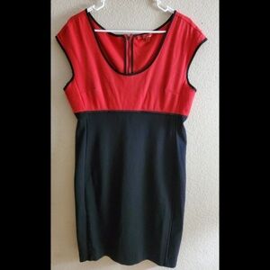 Narciso Rodriguez Colorblock Sheath Cocktail Dress